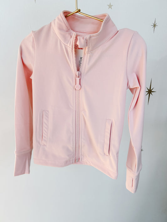 Active Ruffle Full Zip Jacket (2 Colors)