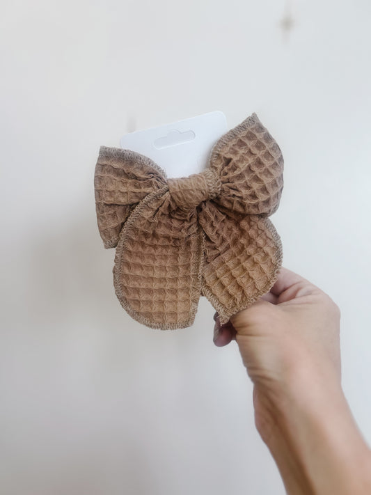 Light Brown Waffle Clip