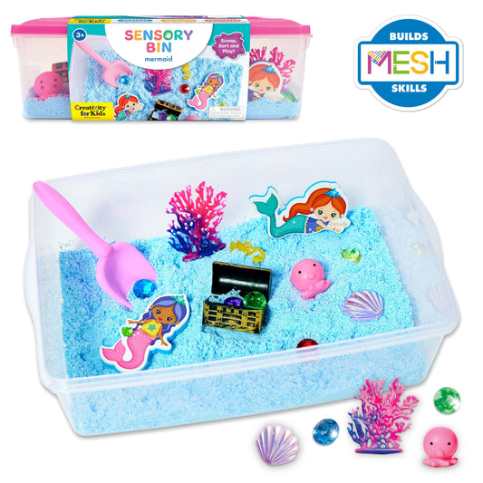Sensory Bin Mermaid Activity Bin for Kids