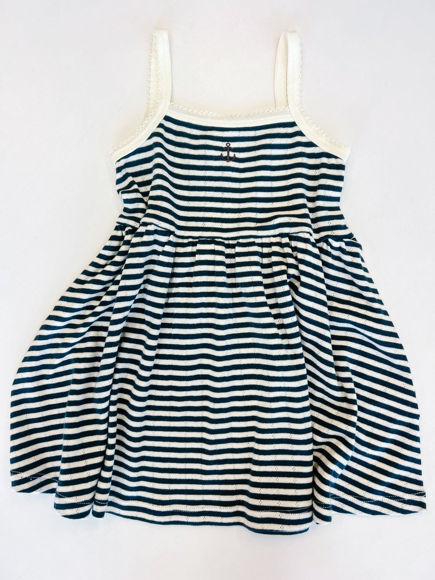 Lea Dress - Navy Stripe