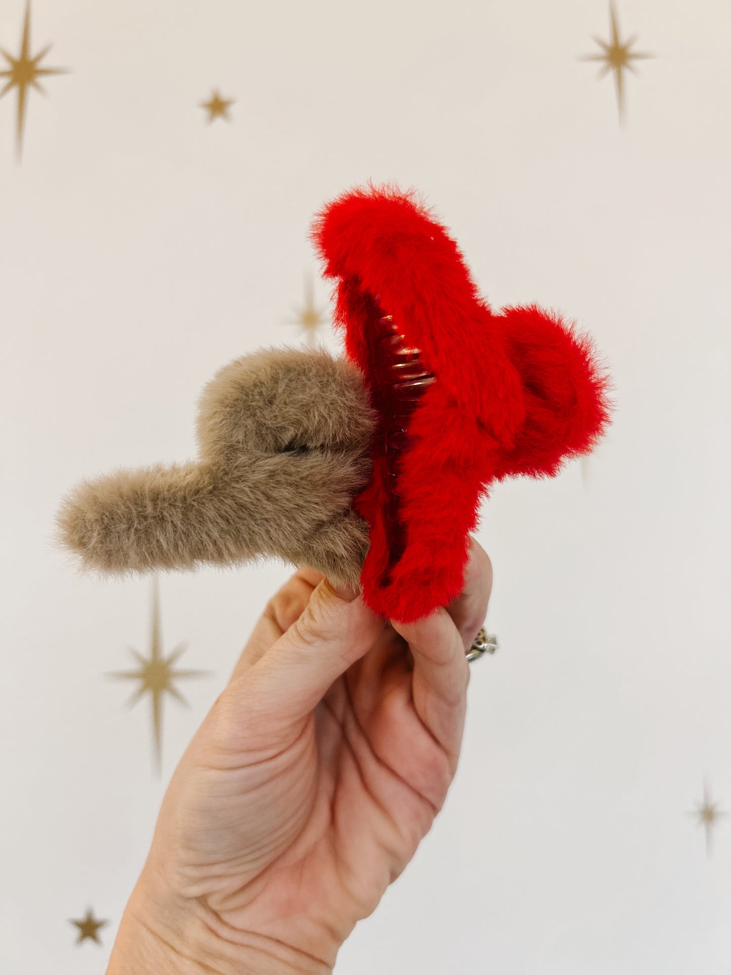 Fuzzy Claw Clips - Mini