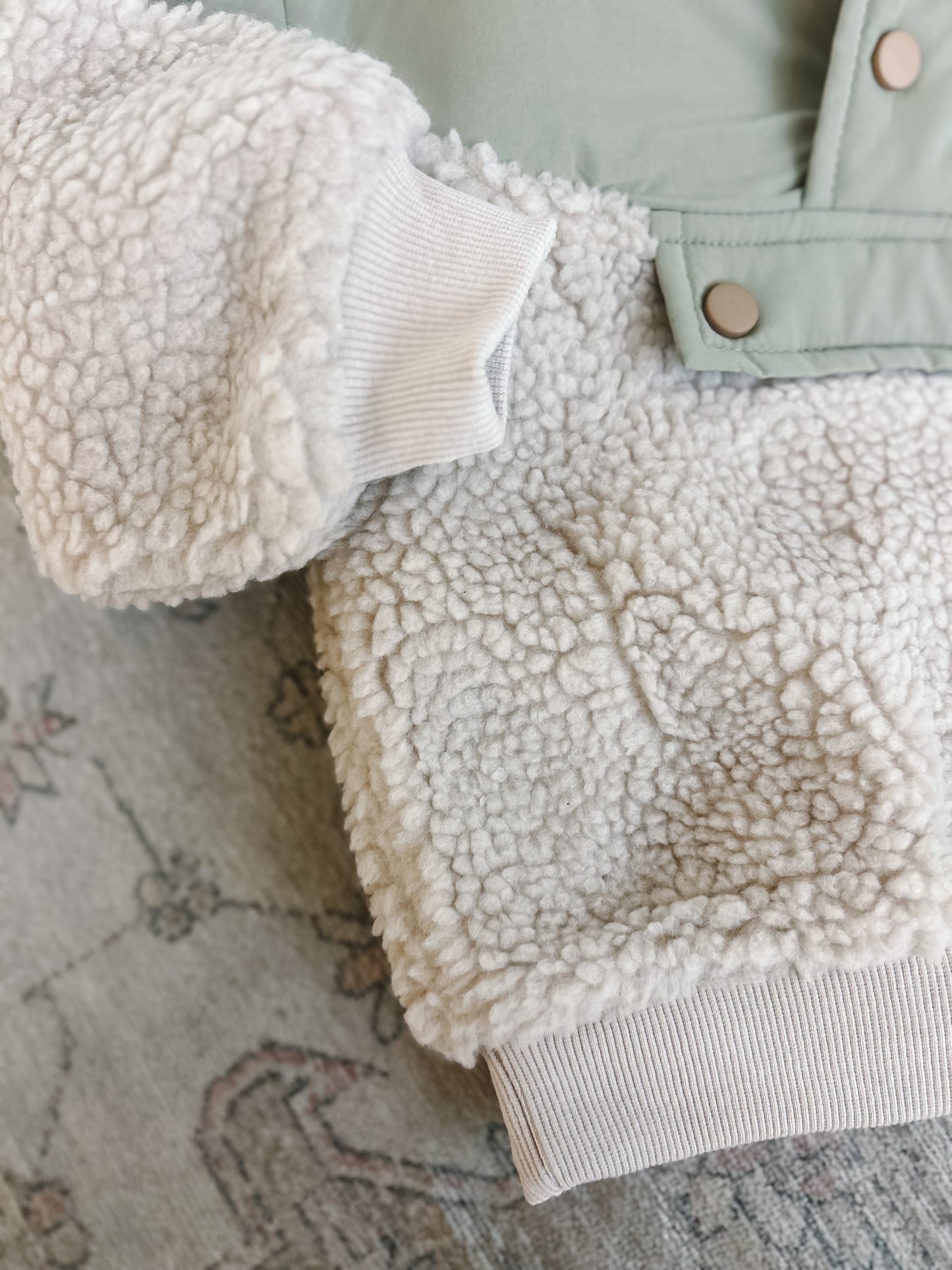 Sherpa Half Zip Pullover