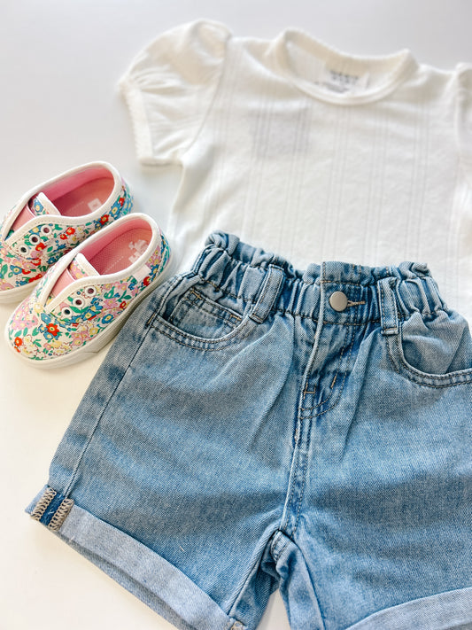 Denim Bag Shorts