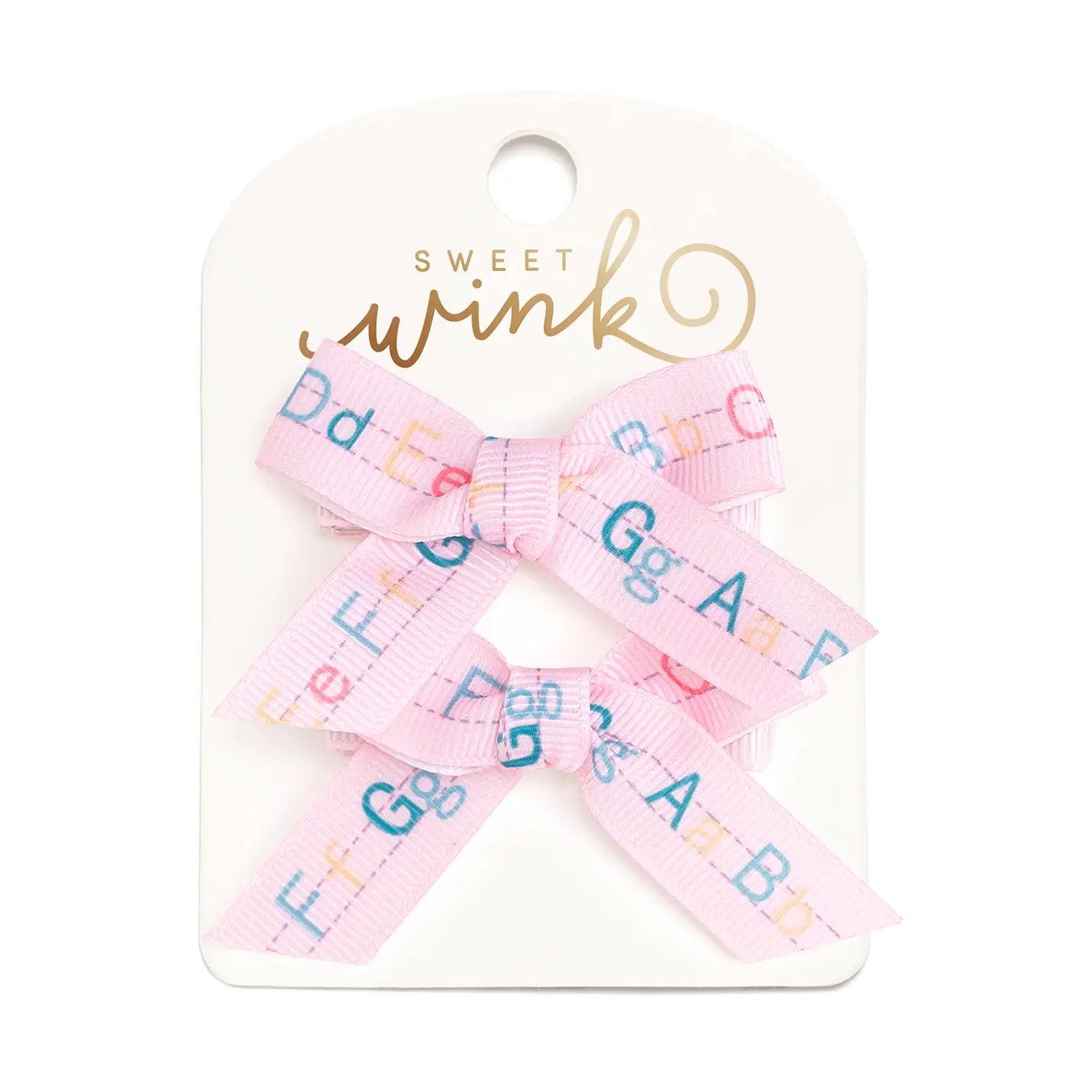 ABC Bow Clip Set
