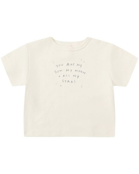Boxy Tee - Sun, Moon + Stars