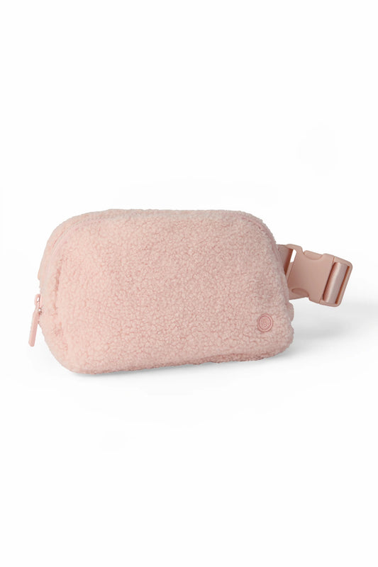 Sherpa Pink Belt Bag