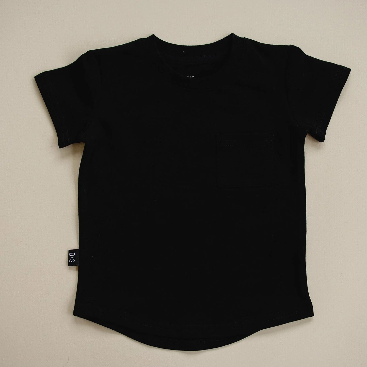 Black Basic Tee - Olive & Scout