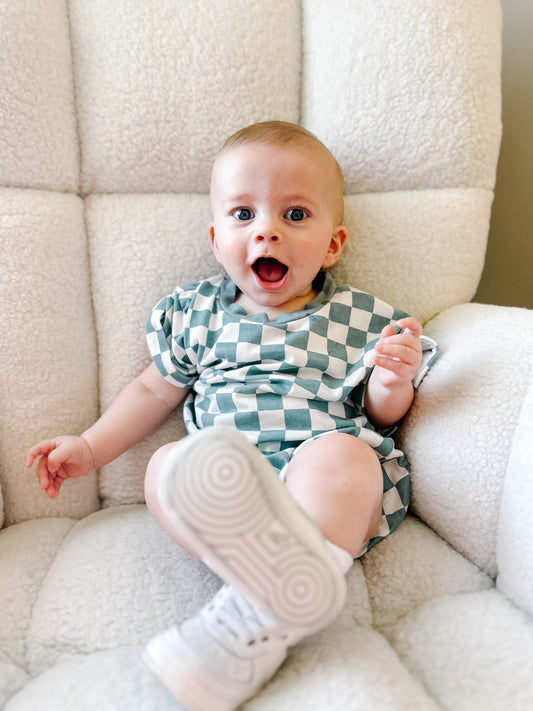 Retro Snap Bumble Romper