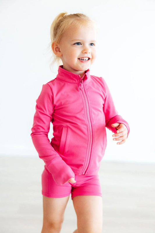 Fuschia Full Zip Active Jacket