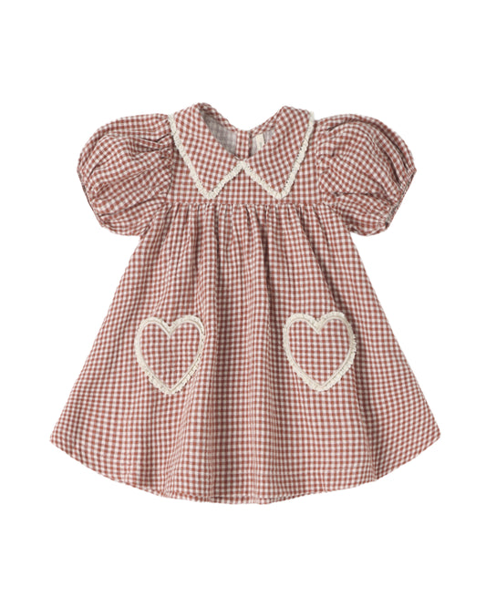 Coraline Red Gingham Dress