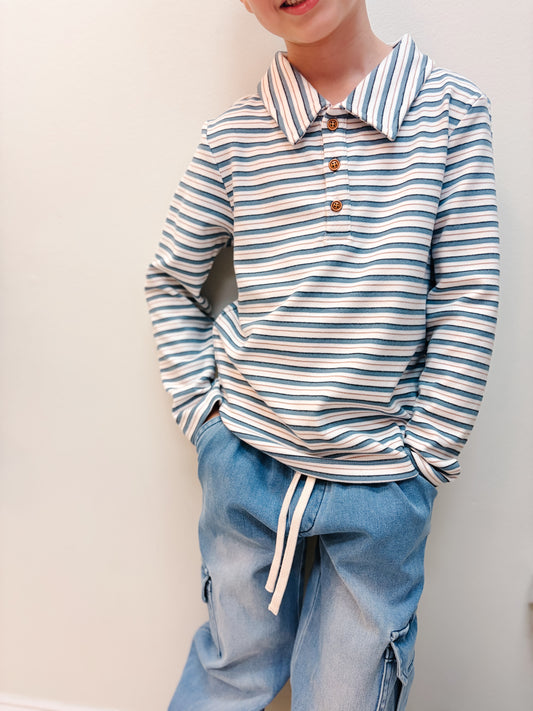 Striped Polo