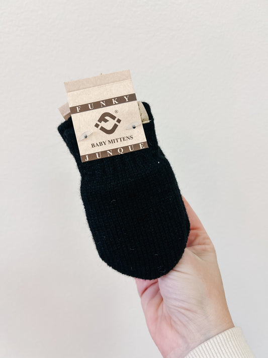 Baby Mitten - Black