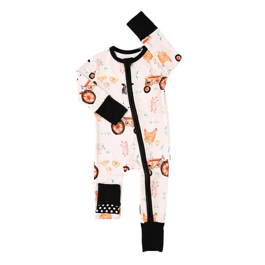 Millie Moo Zip Bamboo