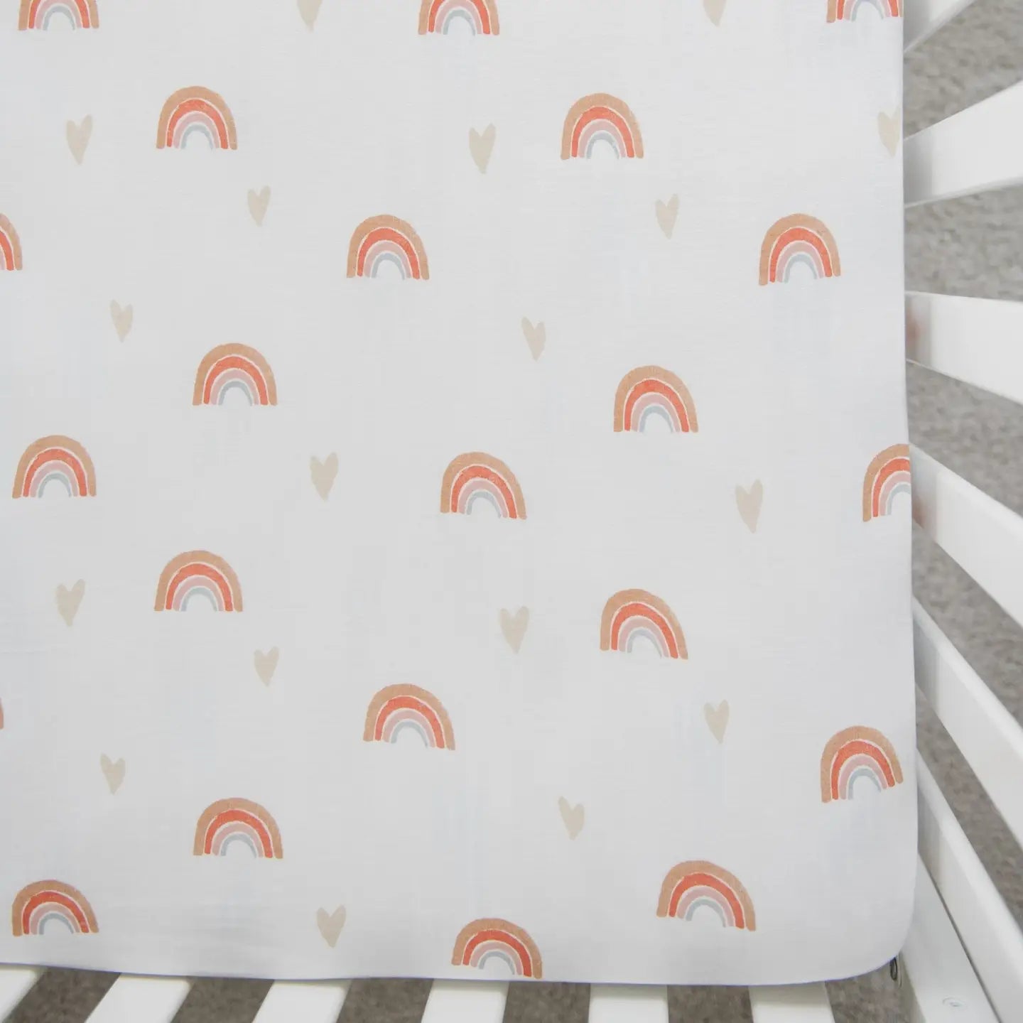 Stretchy Crib Sheet - Over the Rainbow