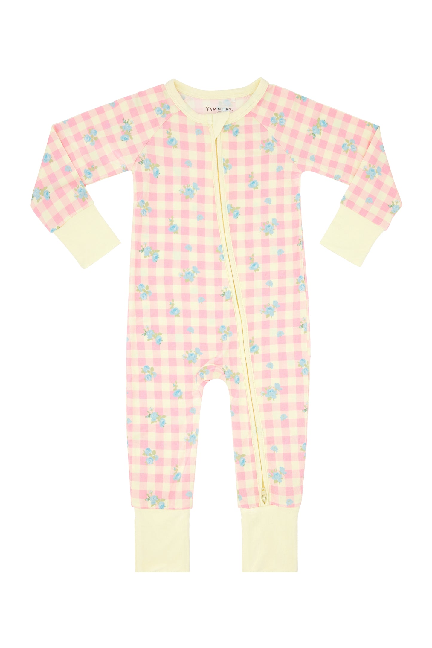 Indie Floral Zipper Romper