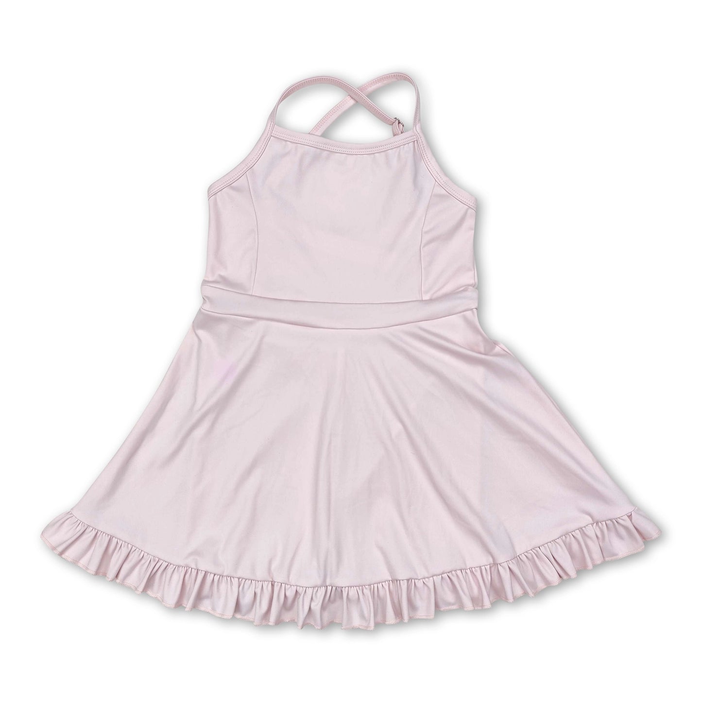 Pink Ruffle Athliesure Dress