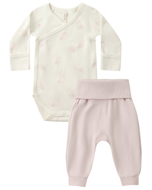 Snow Owls Bodysuit & Pant Set