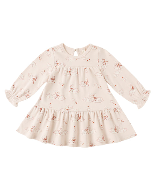 Swan Jersey Dress