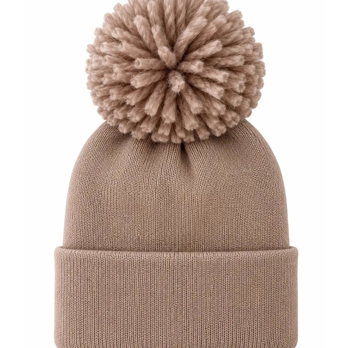 Baby's First Hat - Tan Pom