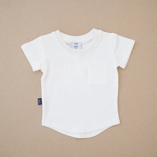 White Basic Tee