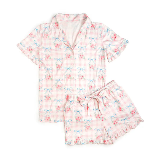 Gingham Trellis Women's Lounge Set