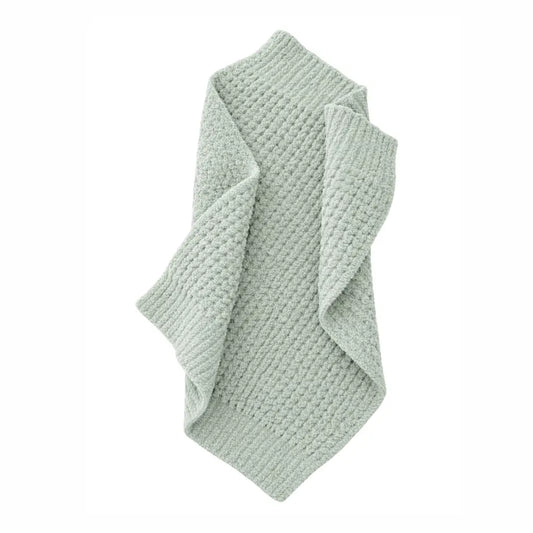 Waffle Mini Blanket - Mist Green
