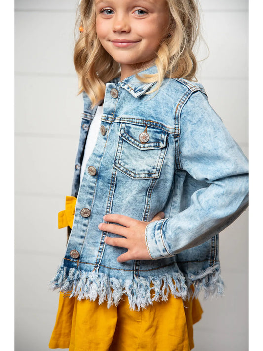 Fringe Denim Jacket