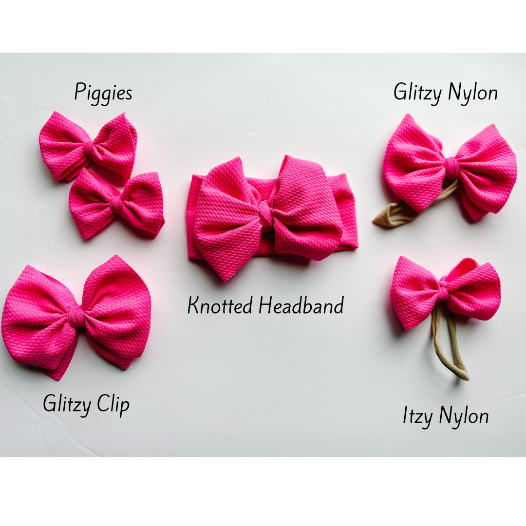 Pink Ribbon Coquette Bows