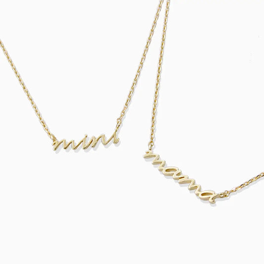Mama + Mini Necklace Pair