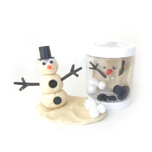 Snowman Mini Playdough Kit