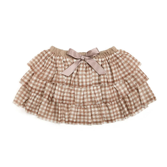 Gingham Tulle Tiered Tutu