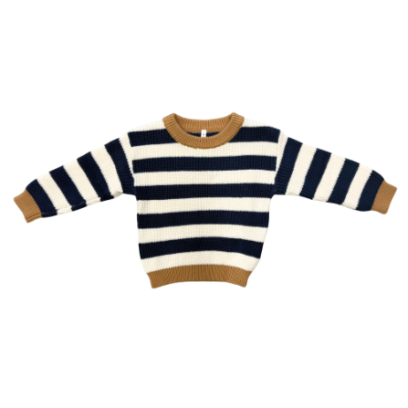 Striped Knit Sweater