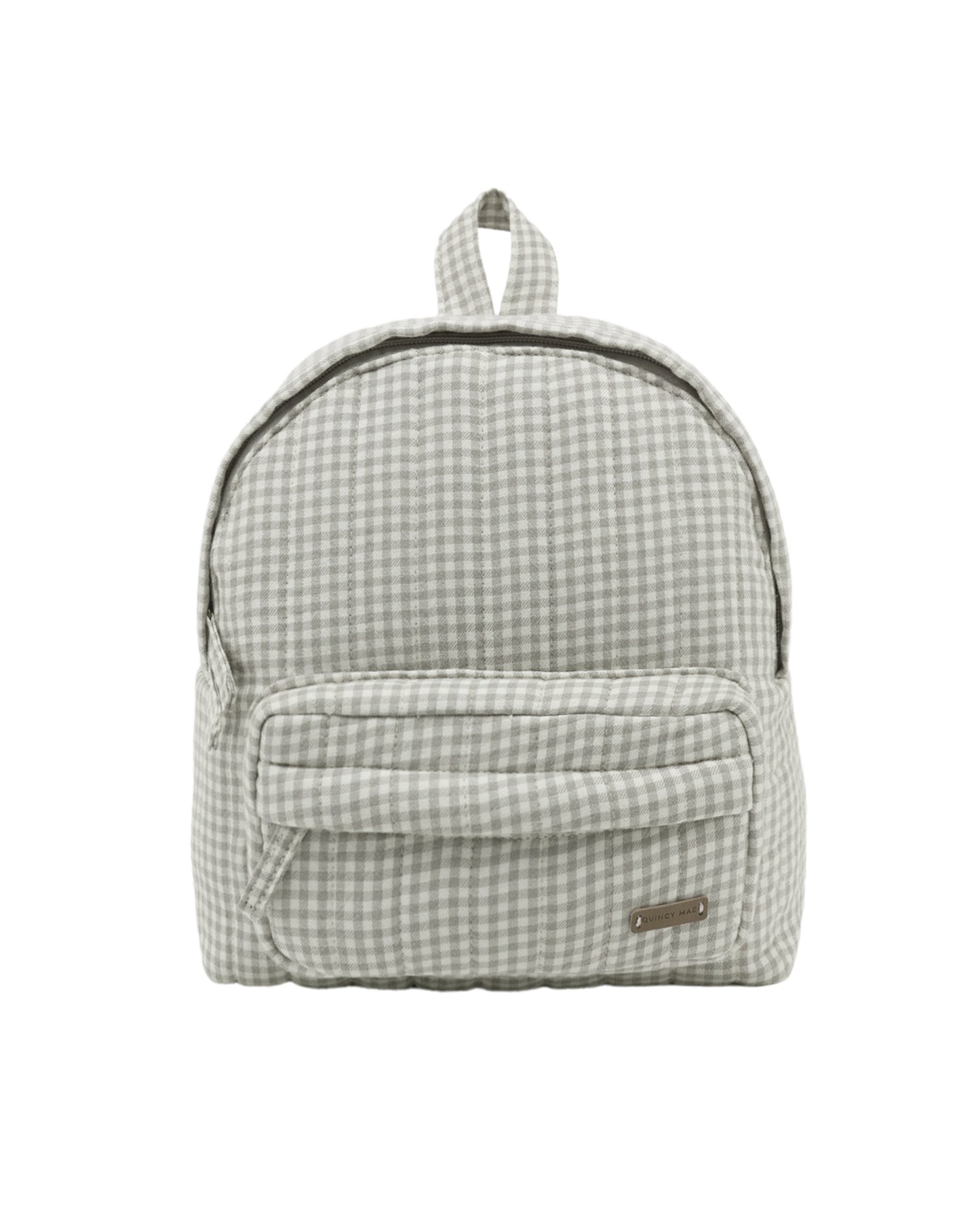 Gingham Sage Backpack