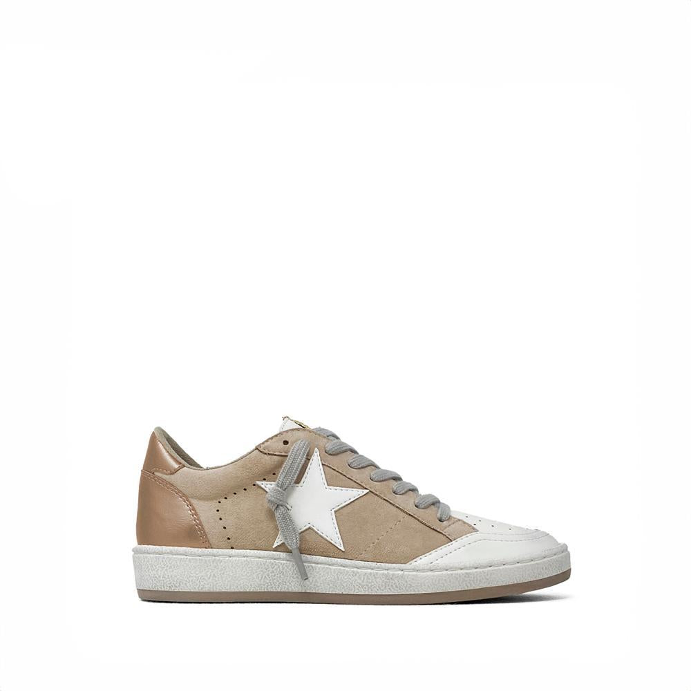 Beige Suede Sneakers