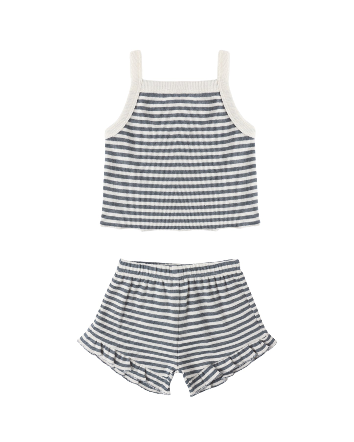 Ocean Stripe Short & Tank Set