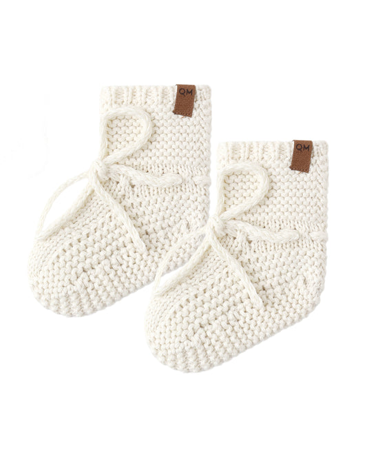 Knit Booties - Natural