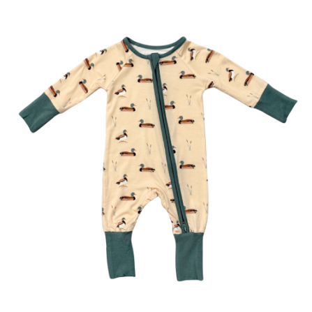 Long Sleeve Duck Romper