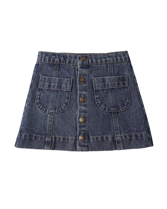 Denver Mini Skirt - Navy