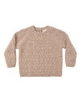 Knit Sweater Heathered Almond