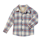 Plaid Sherpa Lined Sweatshirt