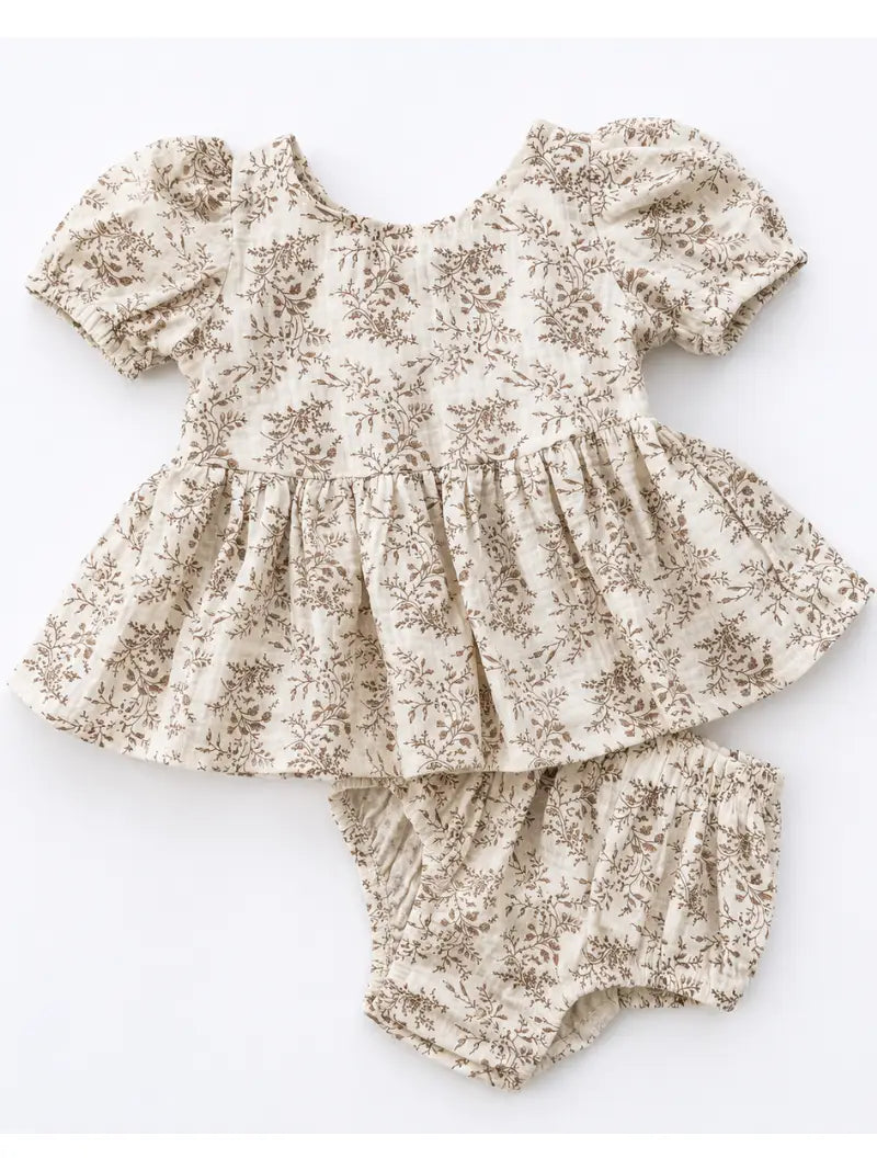 Quinn Bow-Back Top & Bloomer Set