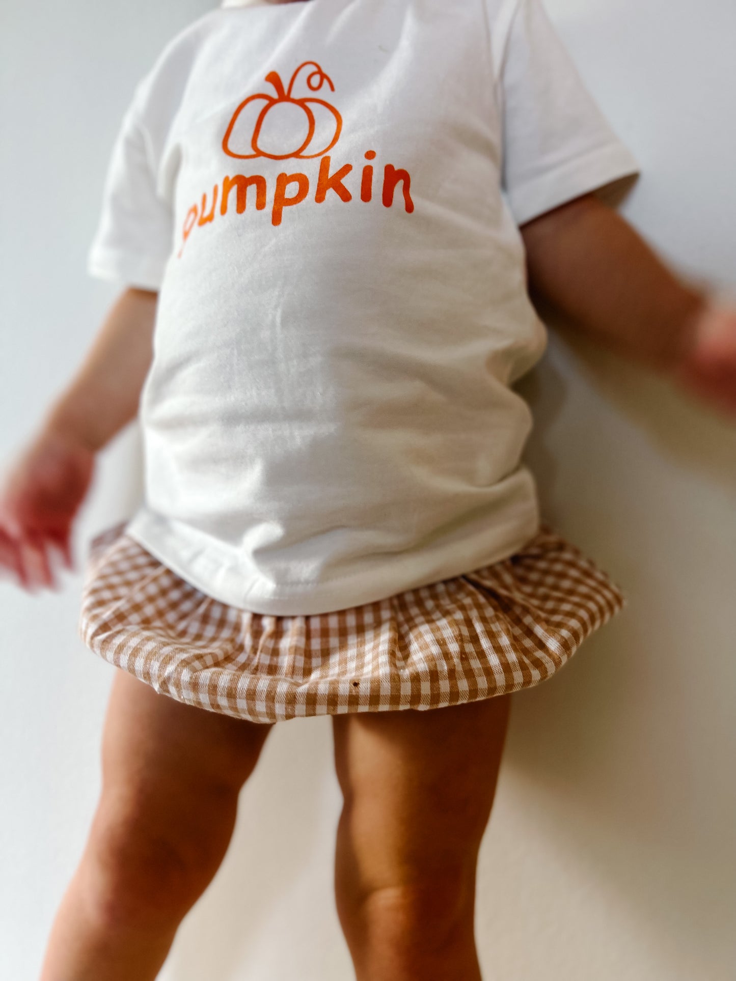 Gingham Pumpkin Set