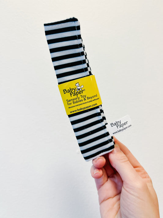 Black & White Stripe Baby Paper