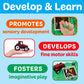 Sensory Bin Farm Activity Kit for Kids