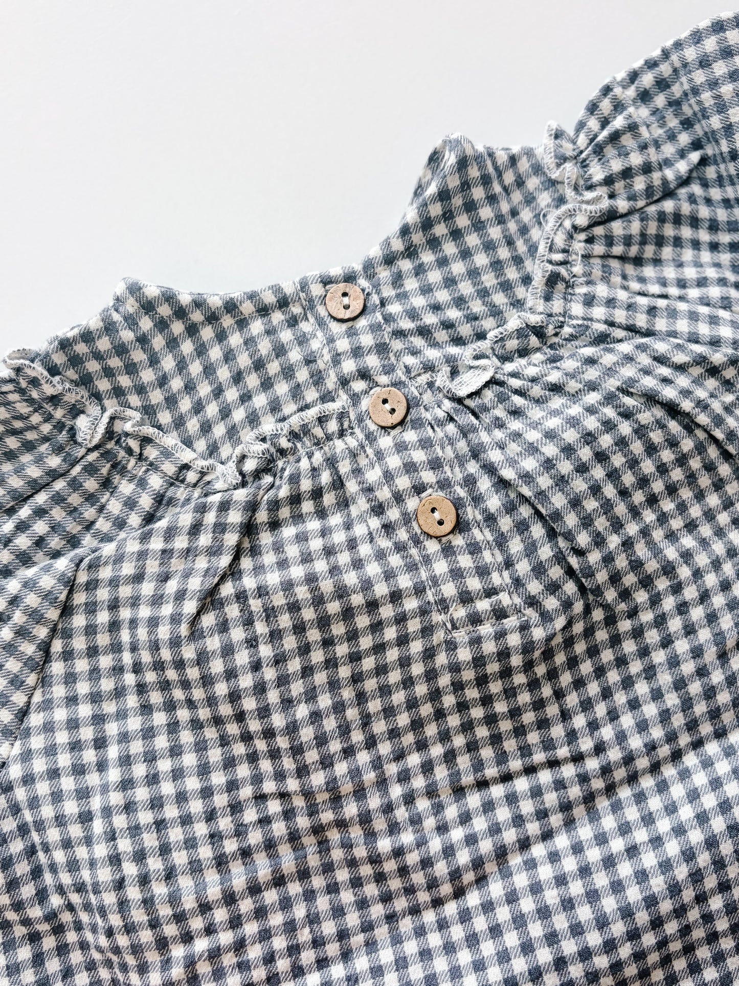 Midnight Gingham Bloomer Set