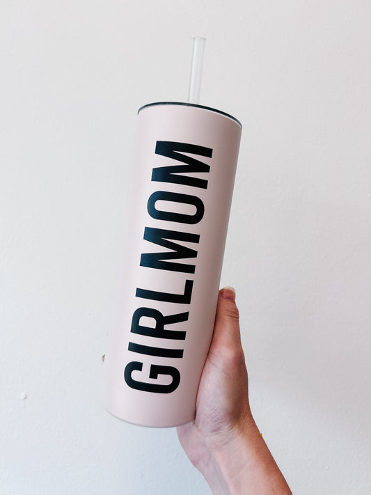 Girl Mom Skinny Tumbler