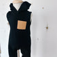 Black Hooded Romper