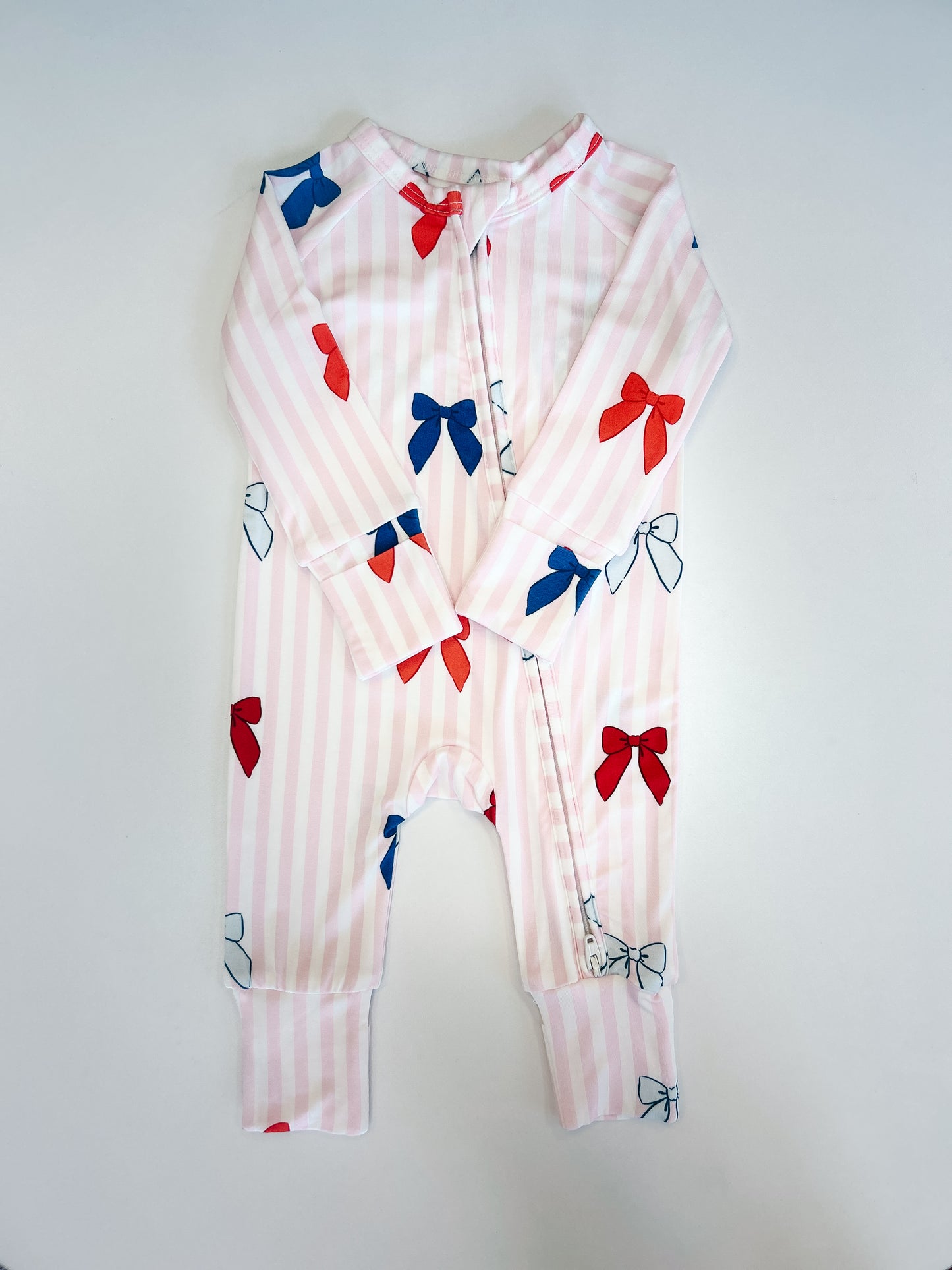 IMJ Liberty Bow Zipper Romper