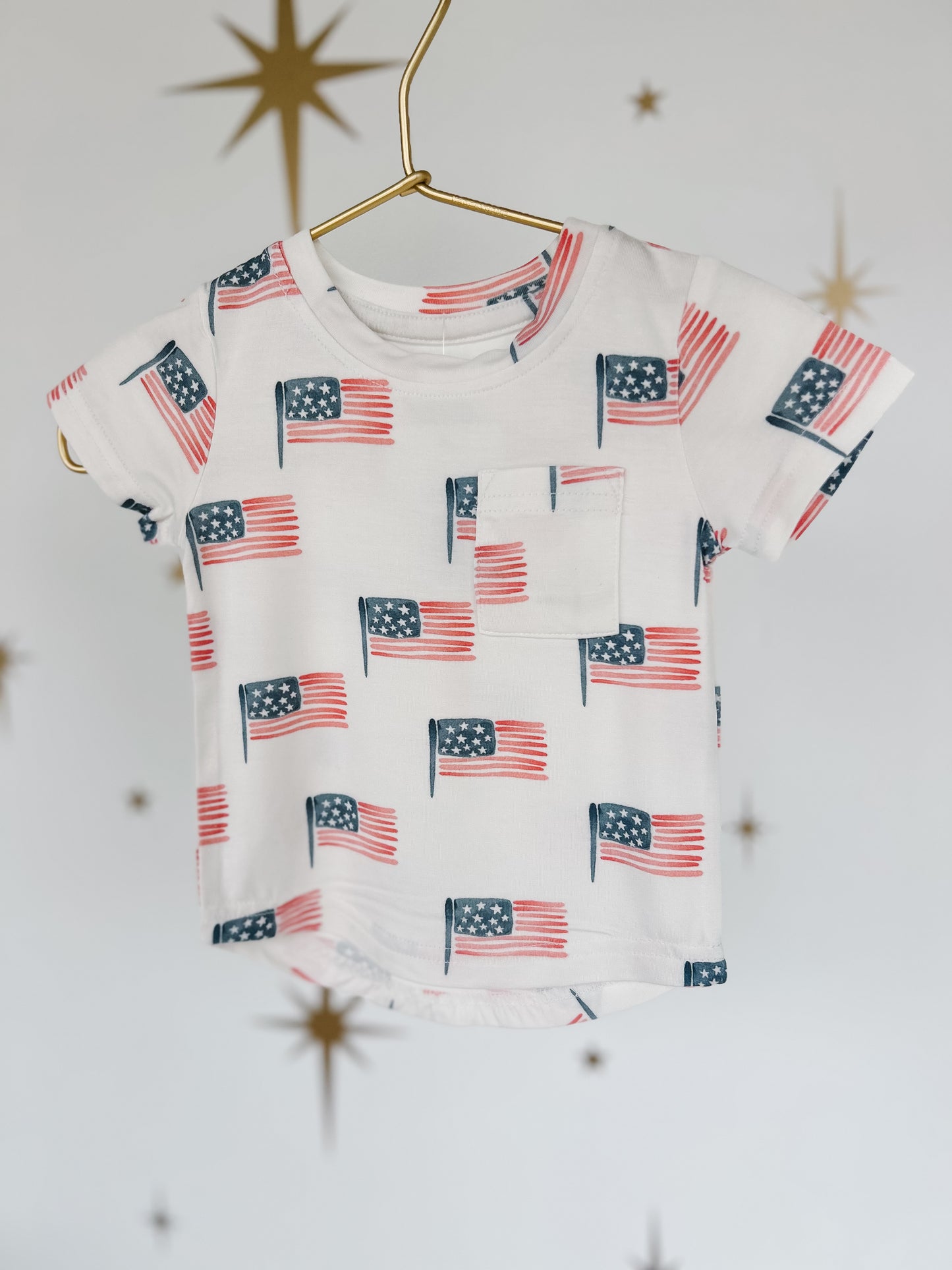 Bamboo Flag Pocket Tee