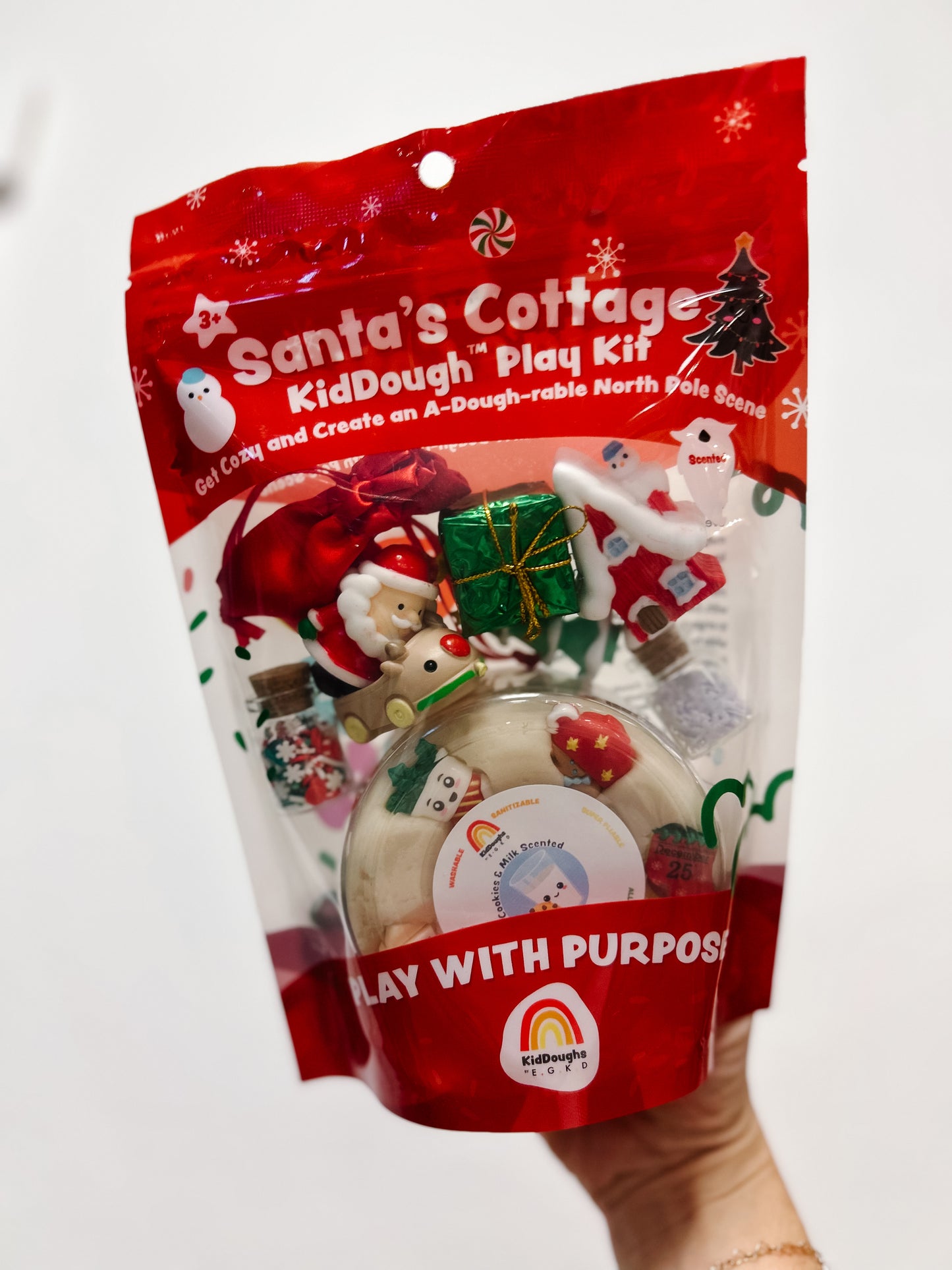 Santa’s Cottage Playdough Kit (Milk & Cookies)